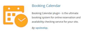 booking calendar